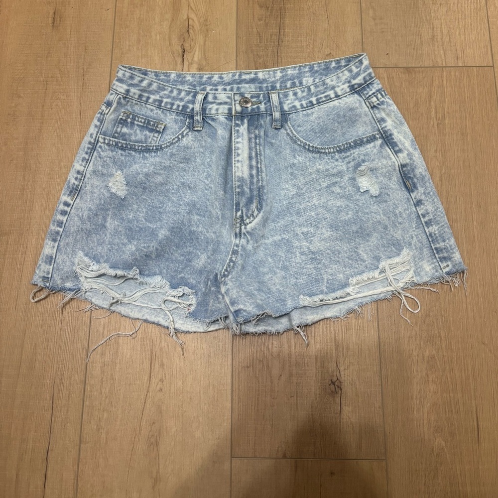 SHEIN Light Wash Denim Pants